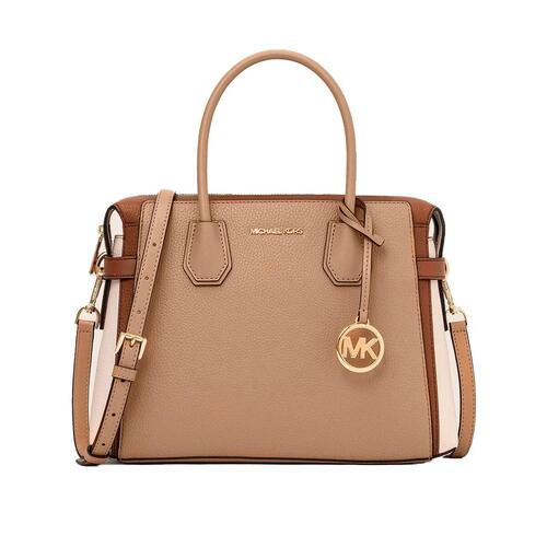 Håndtasker til damer Michael Kors MERCER CAMEL MULTI Brun 30 x 23 x 10 cm