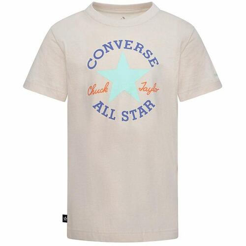 Børne Kortærmet T-shirt Converse Core Sse Laksefarvet 13-15 år
