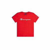 Børne Kortærmet T-shirt Champion Crewneck Rød 9-10 år