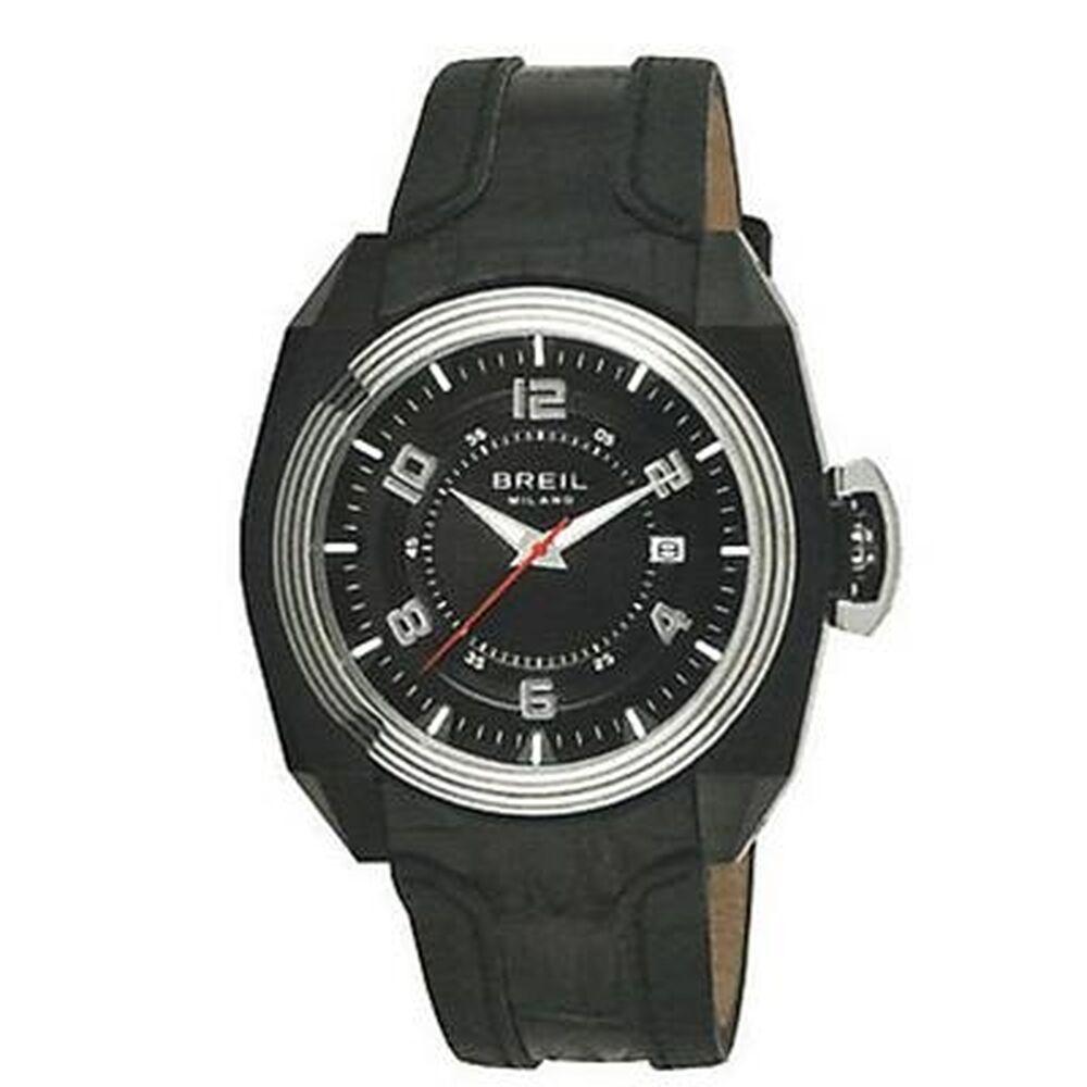 Breil Herreur BW0321 - sort armbåndsur til mænd, 43 mm