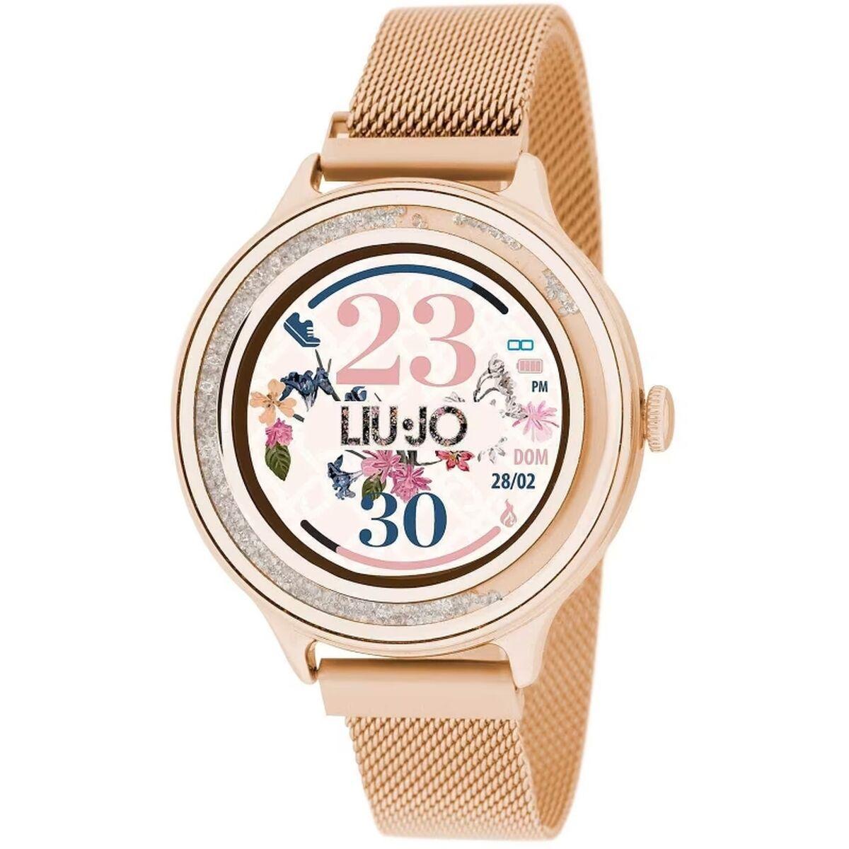 LIU JO SWLJ050 smartwatch til damer - guld, 40 mm