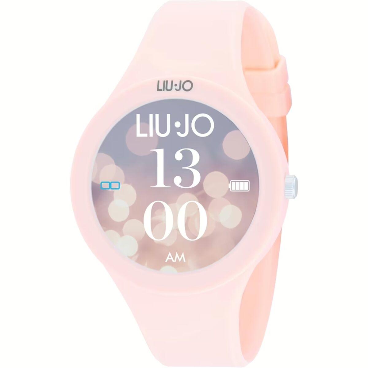 LIU JO Smartwatch SWLJ126 - Pink, cirkulær digital dame-smartwatch