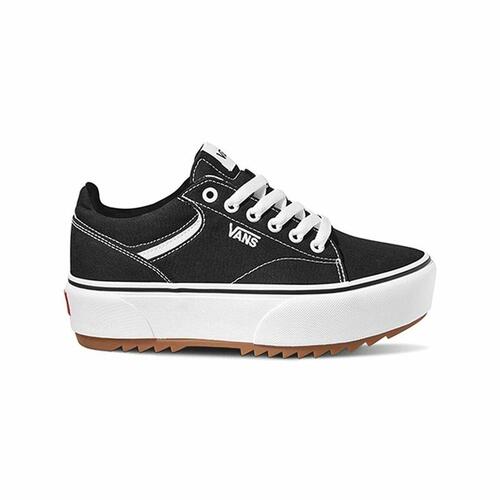 Sportssneakers til damer Vans Seldan Platform ST Sort 38