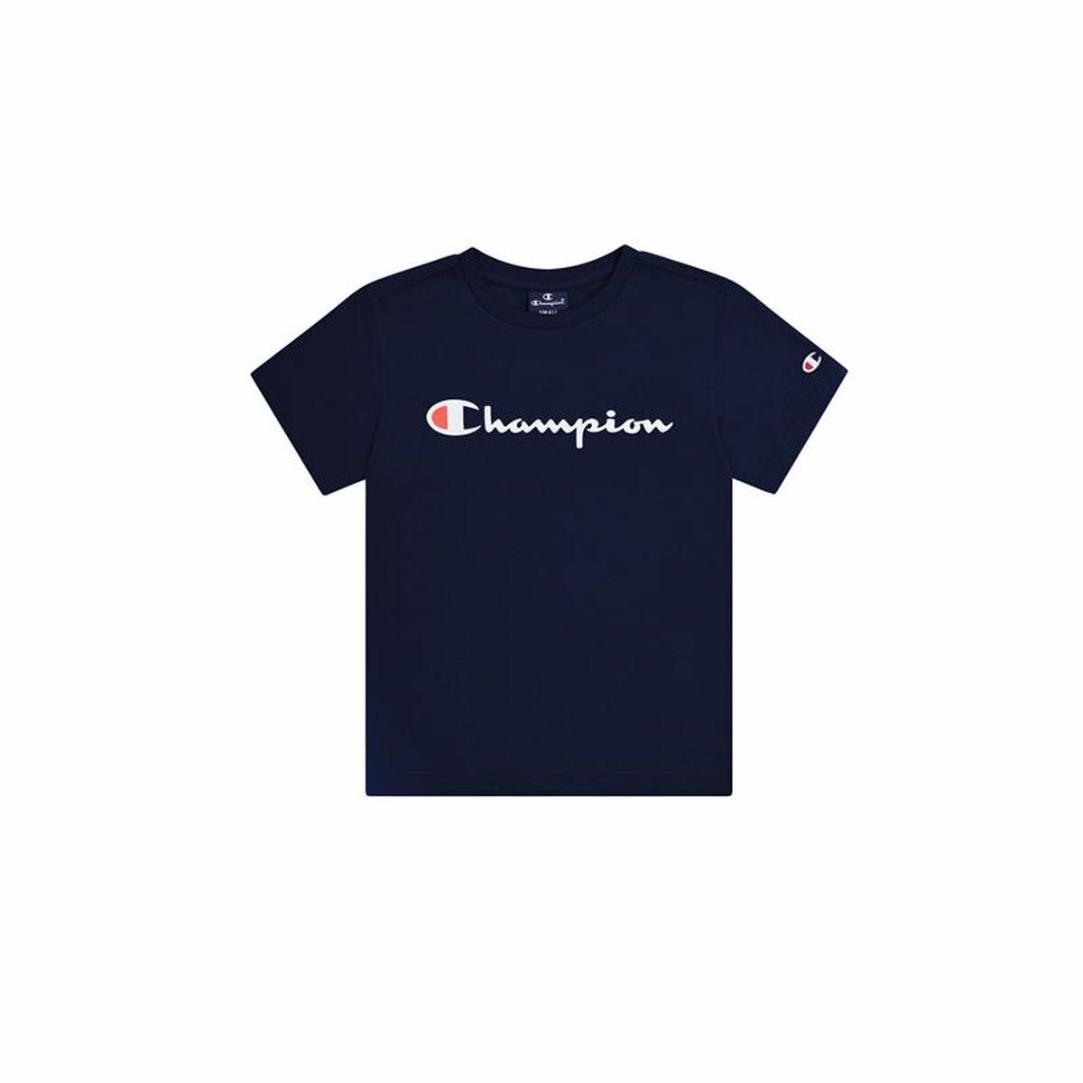 Børne Kortærmet T-shirt Champion Crewneck Blå 11-12 år