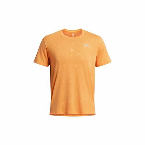 Kortærmet T-shirt til Mænd Under Armour Launch Mørk orange M