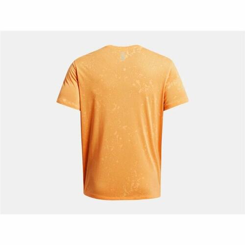 Kortærmet T-shirt til Mænd Under Armour Launch Mørk orange M