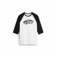 Kortærmet Sport T-shirt Vans Style 76 Raglan Hvid XL