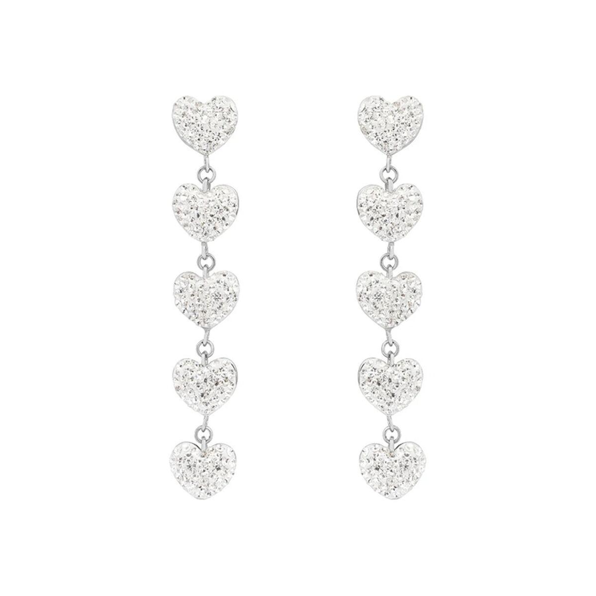 Stroili øreringe til kvinder 1691471 - lange hjerteøreringe billede