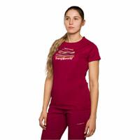 Kortærmet T-shirt til Kvinder Trangoworld Trangoworld Sihl Højrød M