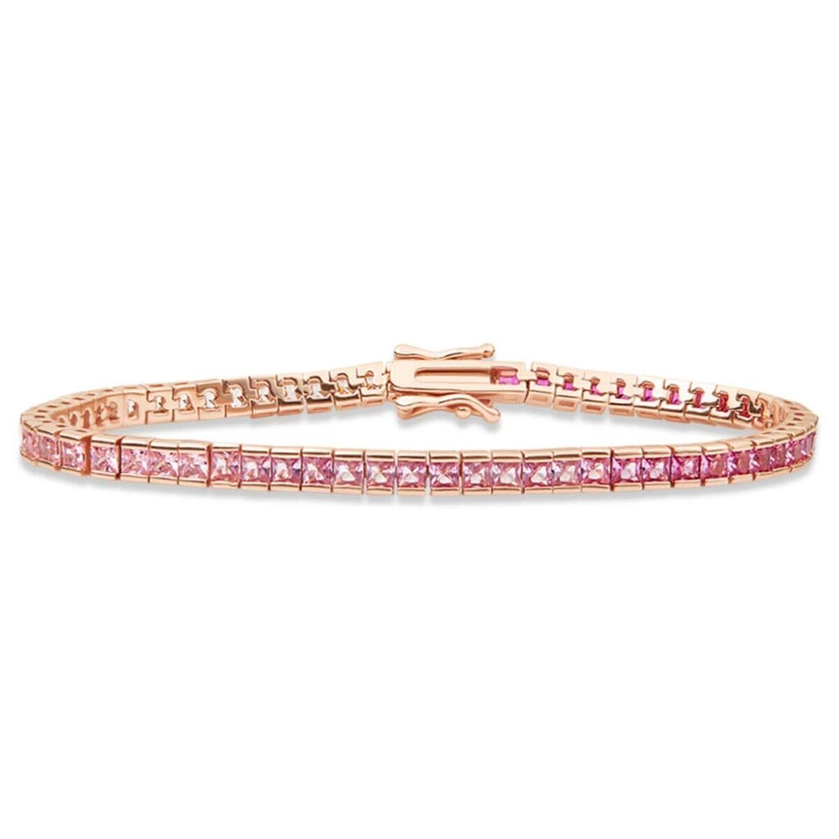 Stroili armbånd til kvinder 1682437 - elegant tennisarmbånd med rosa sten