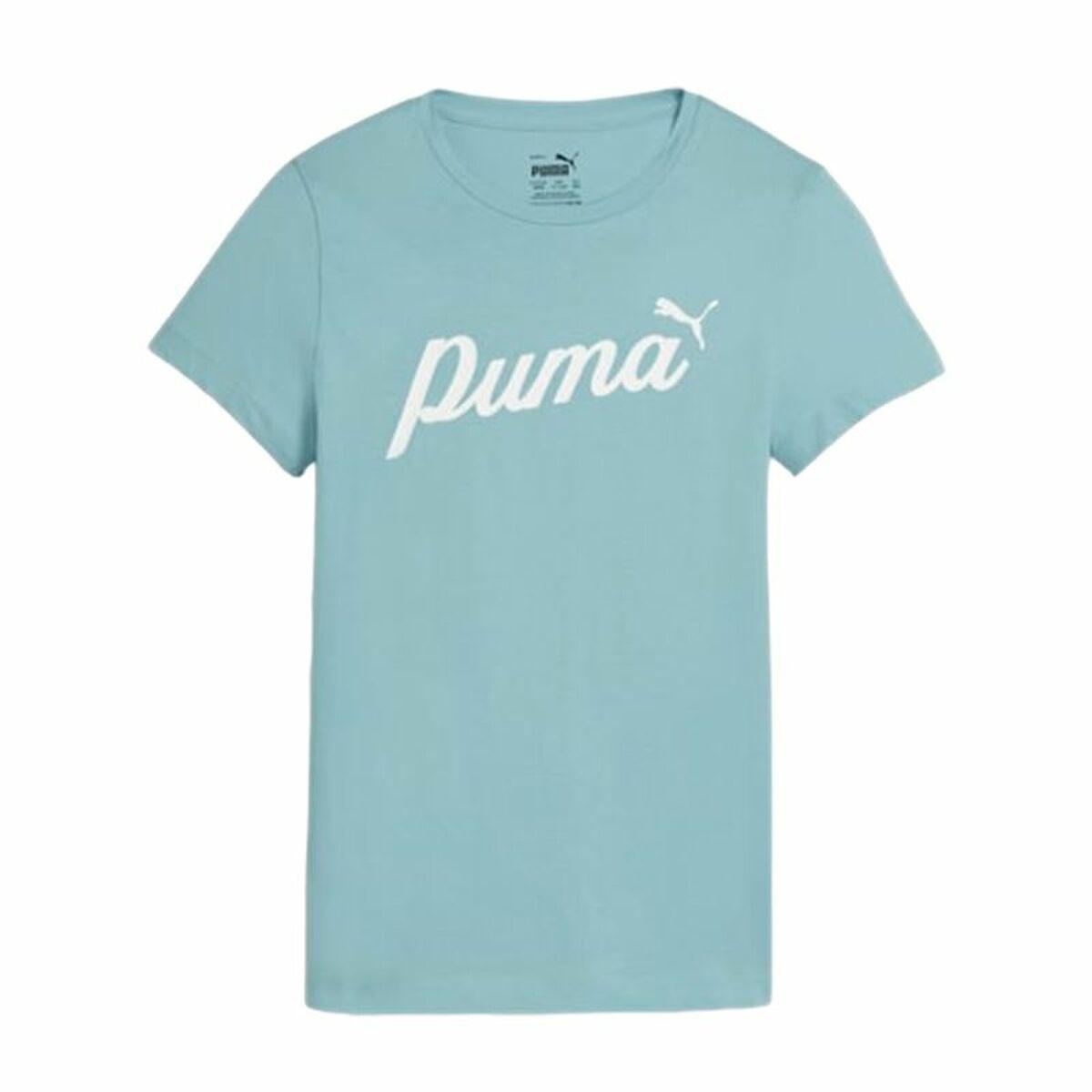 Puma Essentials+ Script kortærmet T-shirt til børn, 15-16 år