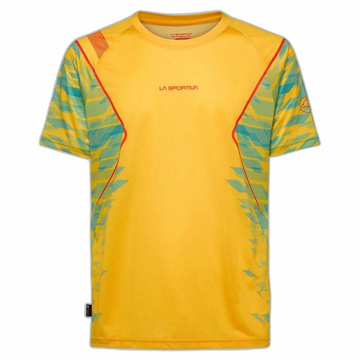 La Sportiva Pacer kortærmet sport T-shirt - Gul, L (herre)