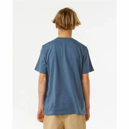 Børne Kortærmet T-shirt Rip Curl Lost Island Blå 10 år
