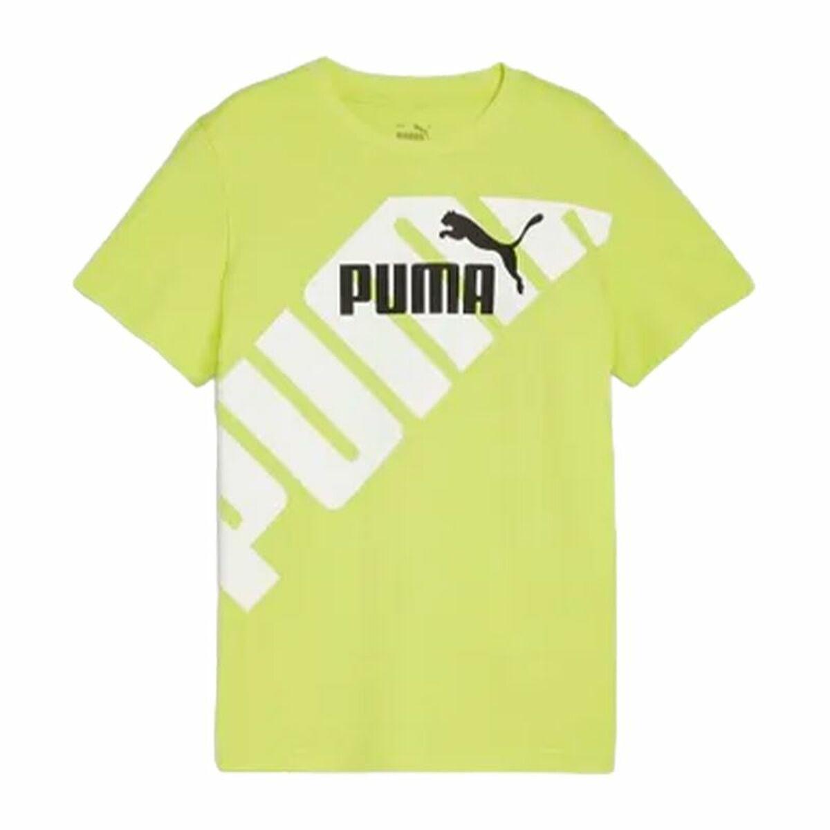 Børne Kortærmet T-shirt Puma POWER Graphic 13-14 år