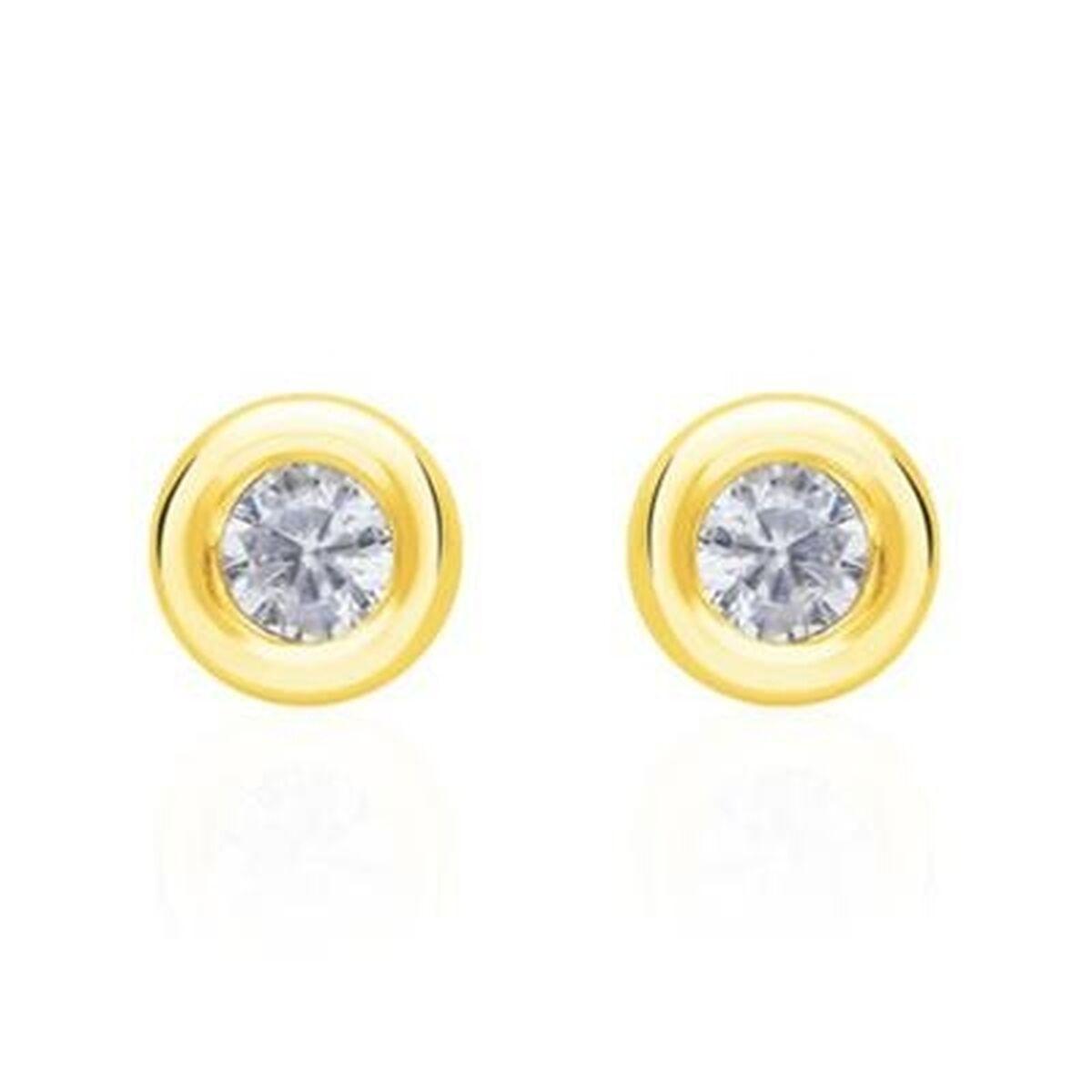 Stroili ørestikker til kvinder 14017728 - elegante guld-look med sten billede