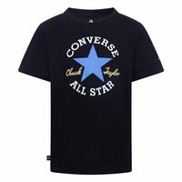 Børne Kortærmet T-shirt Converse Sustainable Core Sse Sort 4-5 år