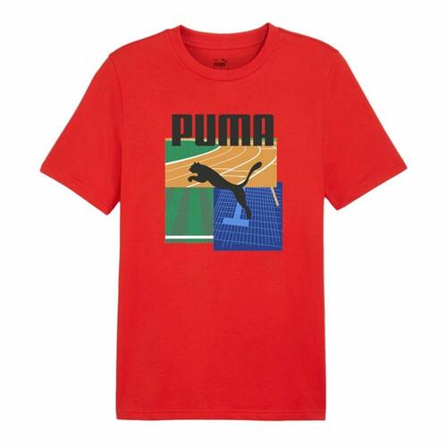 Kortærmet Sport T-shirt Puma GRAPHICS Summer por For All Time L