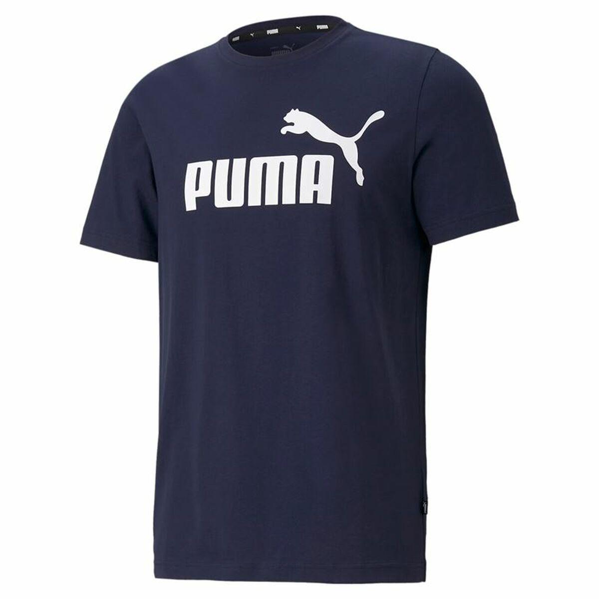 Kortærmet T-shirt til Mænd Puma Ess Logo L