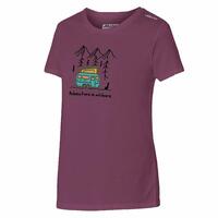 Kortærmet T-shirt til Kvinder Joluvi Adventure Højrød S