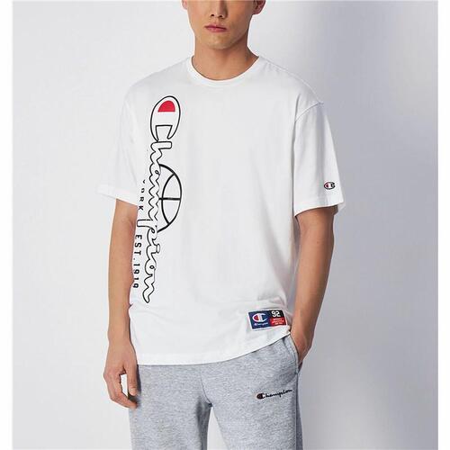 Kortærmet Sport T-shirt Champion Crewneck M