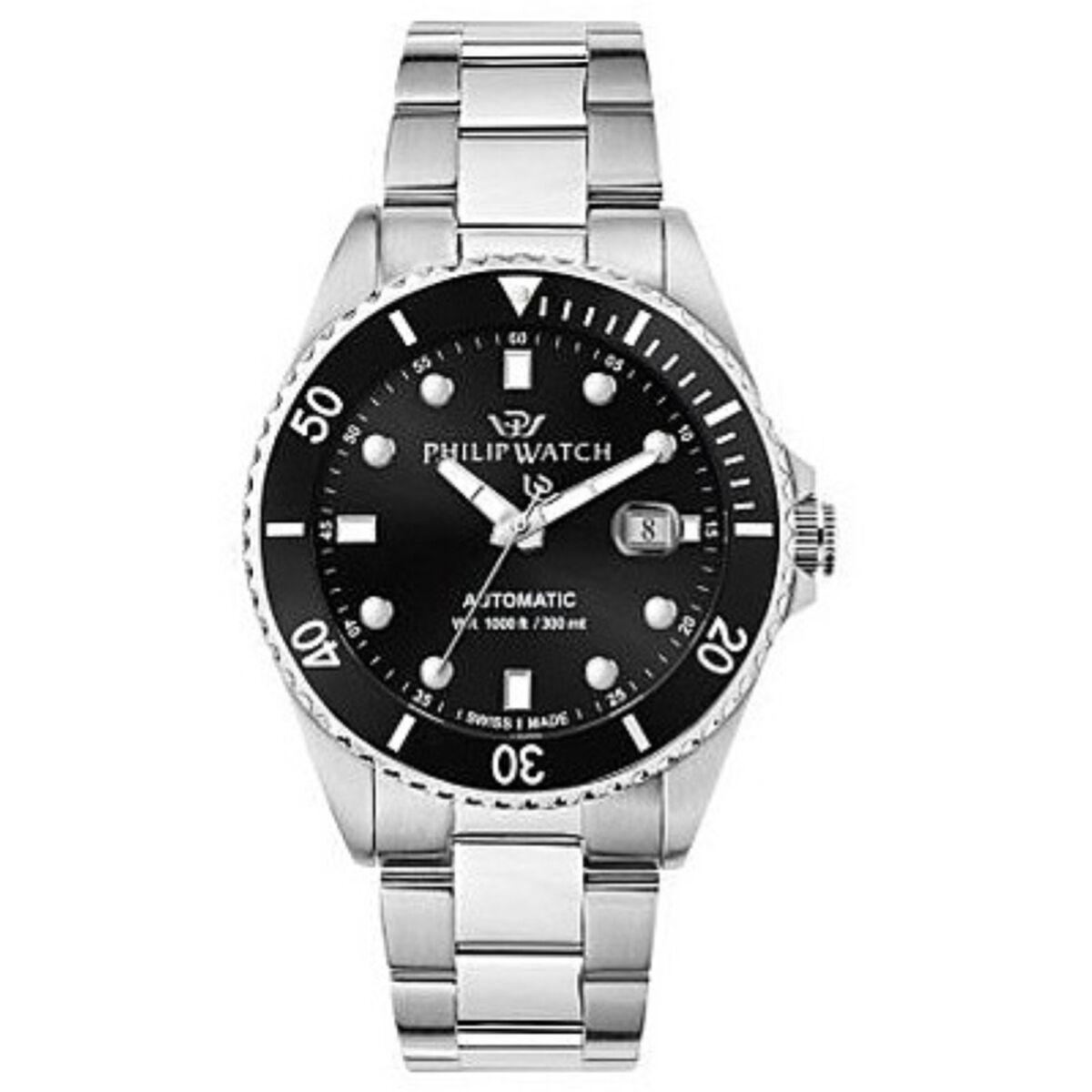 Philip Watch herreur R8223216009 - sort/sølv, armbåndsur til mænd