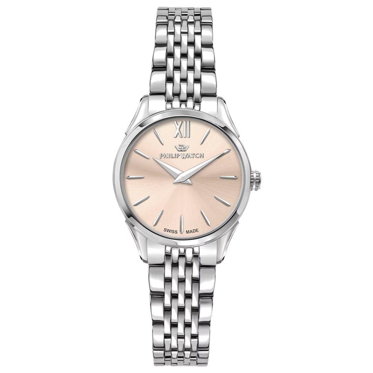 Philip Watch dameur R8253217511 - sølvfarvet armbåndsur i rustfrit stål