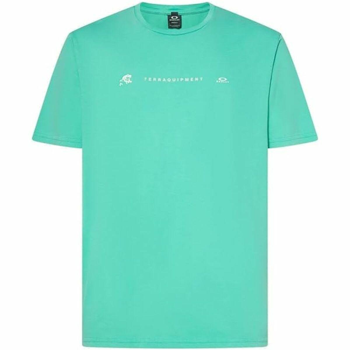 Kortærmet Sport T-shirt Oakley Mtl Terra Akvamarin L