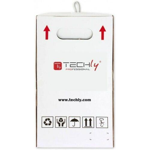 FTP kategori 5 stift netværkskabel Techly ITP8-RIS-0305LO Sort 305 m