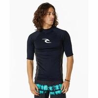Kortærmet T-shirt til Mænd Rip Curl Waves pf Sort L
