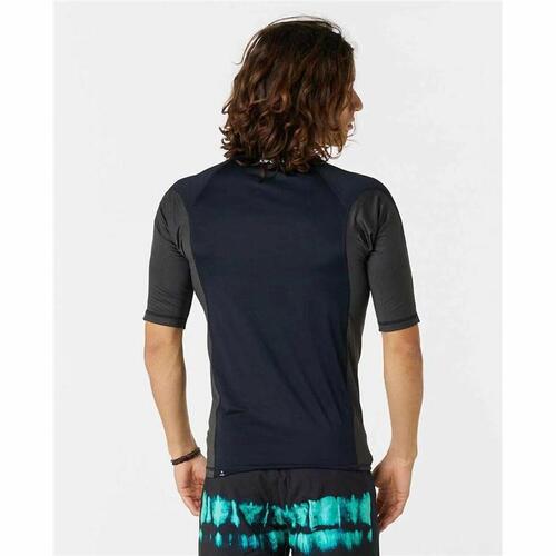 Kortærmet T-shirt til Mænd Rip Curl Waves pf Sort M