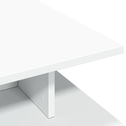 Sofabord 102x55x35 cm konstrueret træ hvid