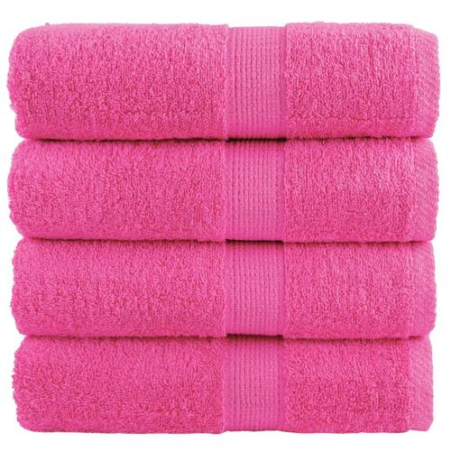Håndklæder SOLUND 4 stk. Premium 30x30 cm 600 g/m2 pink