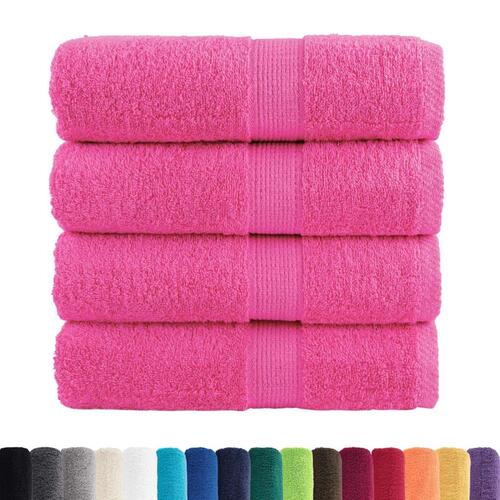 Håndklæder SOLUND 4 stk. Premium 30x30 cm 600 g/m2 pink