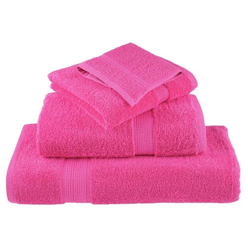 Håndklæder SOLUND 4 stk. Premium 30x30 cm 600 g/m2 pink