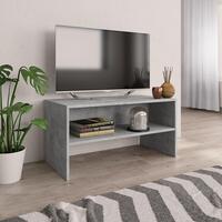 Tv-bord 80x40x40 cm konstrueret træ betongrå