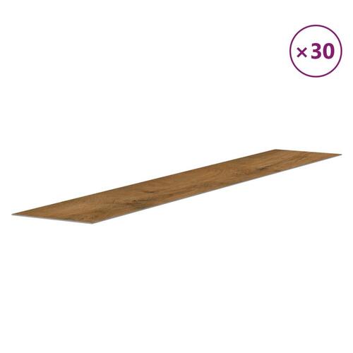 Vægpaneler 4,12 m² trælook PVC brun
