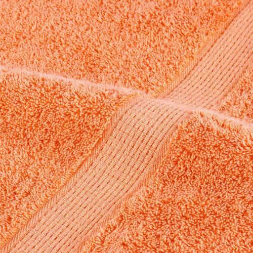 Håndklæder 4 stk. Premium 70x140 cm 100 % bomuld orange