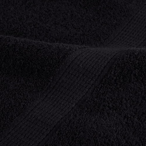 Gæstehåndklæder SOLUND - 2 stk. 30×50 cm, 600 g/m², sort