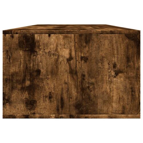 Sofabord 102x55x35 cm konstrueret træ røget egetræsfarve