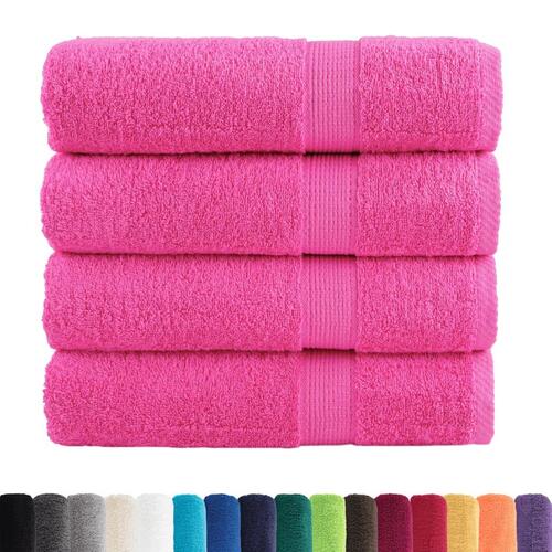 Badehåndklæder SOLUND 4 stk. Premium 100x150 cm 600 g/m2 grøn