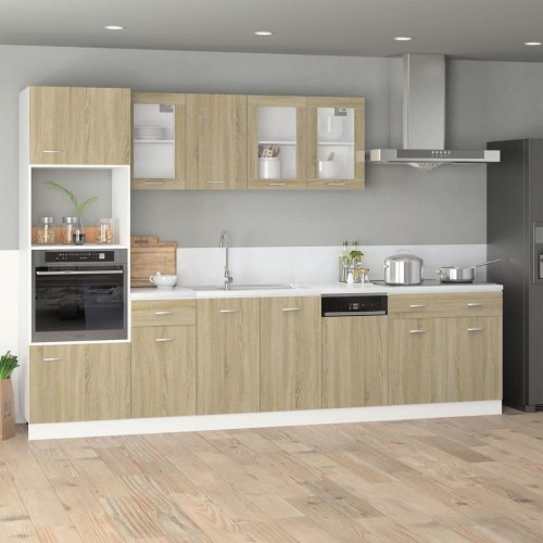 Skuffe-underskab Lyon - Sonoma eg 80×46×81,5 cm, konstrueret træ