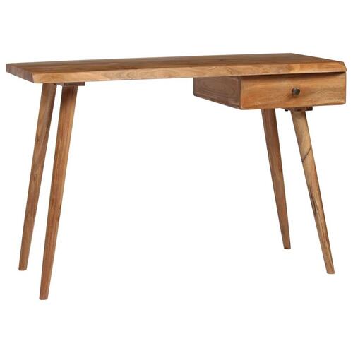 Skrivebord i massivt akacietræ 110 x 50 x 76 cm