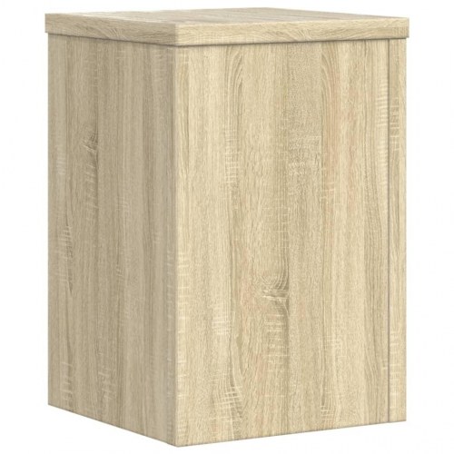 Plantestativer - 2 stk. 20×20×30 cm i konstrueret træ, sonoma-eg