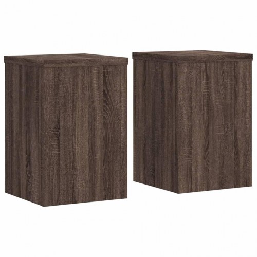 Plantestativer 2 stk. 20 x 20 x 30 cm - brun eg