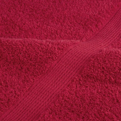 Gæstehåndklæder SOLUND 10 stk. Premium 30x50 cm 600 g/m2 rød