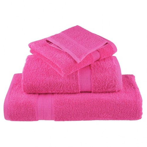 Gæstehåndklæder SOLUND - 2 stk. 30×50 cm, 600 g/m², pink