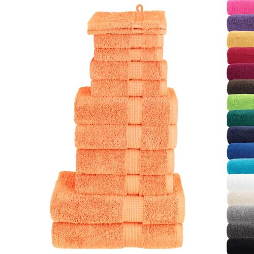 Håndklæder 12 stk. Premium SOLUND 600 g/m2 orange