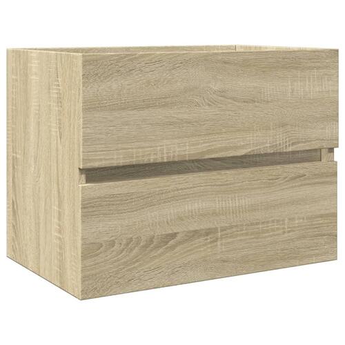 Vaskeskab 60x38,5x45 cm konstrueret træ sonoma-eg