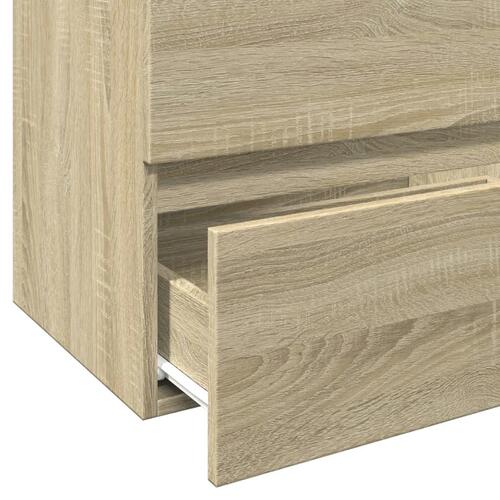 Vaskeskab 60x38,5x45 cm konstrueret træ sonoma-eg
