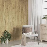 Vægpaneler 4,12 m² trælook PVC brun